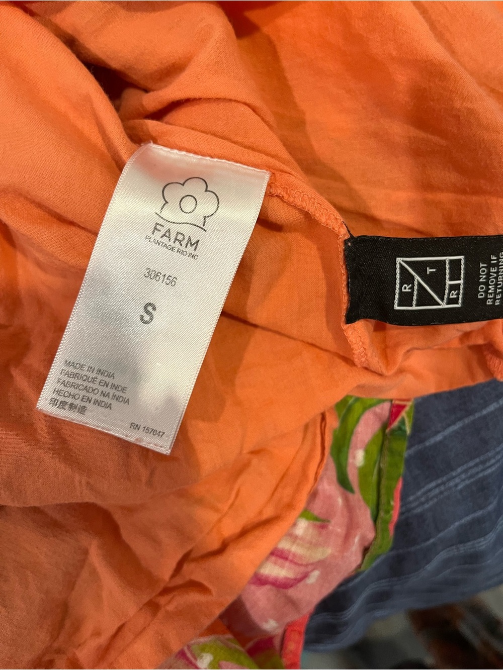 FARM Rio Pink & Orange Tropical Mini Dress - Picture 10 of 10